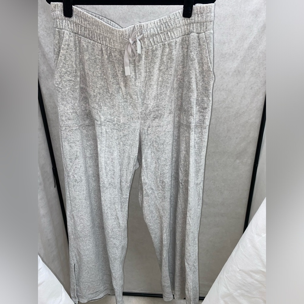 JOY LAB SPLIT HEM VELVET PANTS SIZE XL